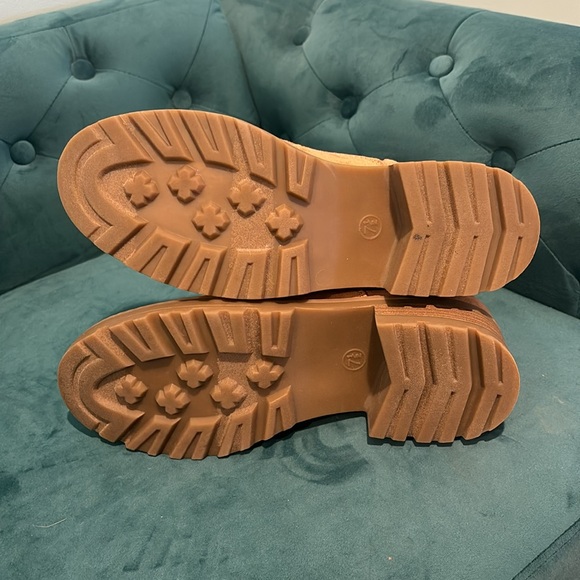 Suede Combat Boots - Picture 8 of 8